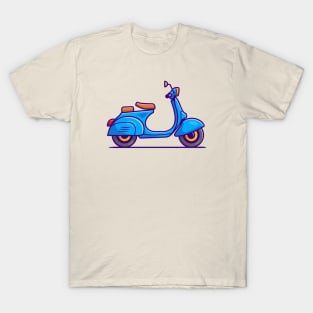 Scooter Cartoon T-Shirt